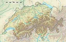 Aarwangens läge i Schweiz