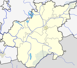 Jakėnai is located in Varėna District Municipality