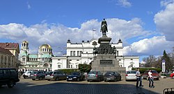 National Assembly Square in central Sofia