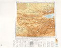 1948 US Army map of the region including the river and city "Ili"