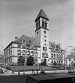 Cambridge, Massachusetts City Hall, built in 1888 and 1889.