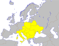 Paesi membri dell'Iniziativa Centro Europea nel 2005