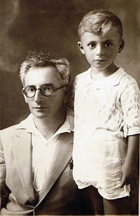 Levin Kipnis and his firstborn son, Shai (1930-1935)