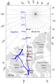 Image 34The movement of Earth's North Magnetic Pole across the Canadian arctic (from Earth's magnetic field)