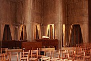 Cathédrale du Sacré-Cœur d'Alger (Paul Herbé and Jean Le Couteur, 1956) is an example of late colonial modernism in Algiers