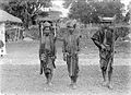 Korbafo chief with warriors, 1900