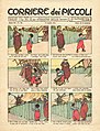 Image 52The cover of the Corriere dei Piccoli on 11 July 1911 carries a cartoon strip in the Italian style without speech bubbles. (from Culture of Italy)