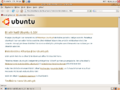 Firefox start page Ubuntu 6.10