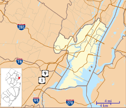 Croxton is located in Hudson County, New Jersey