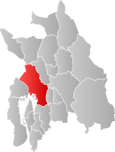 Oslo bao quanh bởi hạt Akershus