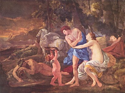 Céfalo y Aurora, de Poussin.