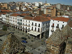 Plaza Mayor de Cáceres.