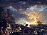 Joseph Vernet, 1759, Shipwreck; sec. 18