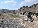 The Wadi Qor at Al Nasla, looking north