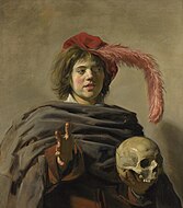 Frans Hals, Young Man with a Skull, c. 1626–1628