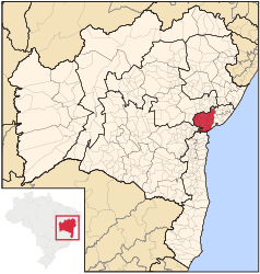 Santo Antônio de Jesus – Mappa