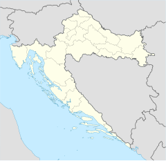 Velepromet camp is located in Croatia