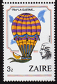 Timbre-poste du Zaïre, bicentenaire 1984.