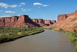 Green River Canyonlandi rahvuspargi lähedal