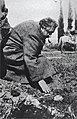 Migdal 1923: Albert Einstein planting tree