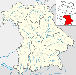 Ansbach ubicada en Baviera