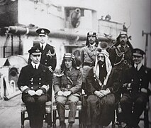 الملك فيصل الأول في فرنسا عام 1918