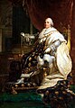 Le roi Louis XVIII (1814-1815 et 1815-1824).