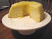 Lemon chiffon cake