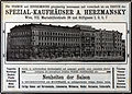 Advertisement in Die Muskete, 1912