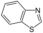 Strukturformel von Benzothiazol