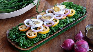 Ensaladang pako (vegetable fern)