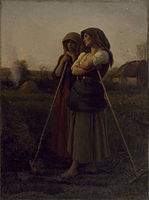 Jules Breton, The Close of Day, 1865