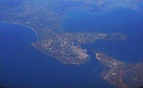 Preveza (Épire grecque), vue d'avion