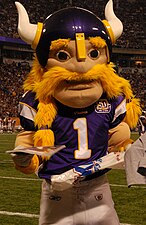 Mascot of Minnesota Vikings