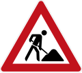 Image 18German roadworks sign. In other European countries, the signs are similar. (from Roadworks)