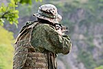 Tajik Soldier with SVD wearing an EMR uniform