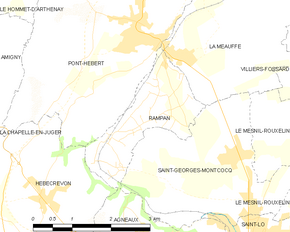 Poziția localității Rampan