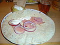 Lefse med rakfisk