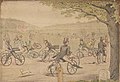 Carle Vernet, La bicyclette en 1819.