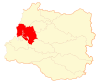 Location of the Valdivia commune in Los Ríos Region