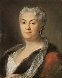 Elderly Lady (circa 1740), painting by Rosalba Carriera