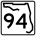 State Road 94 marker