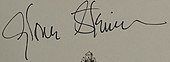 signature de Gloria Steinem