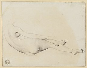 Study for the Grande Odalisque (1814)