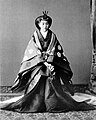 Crown Princess Sadako on her wedding day, 1900