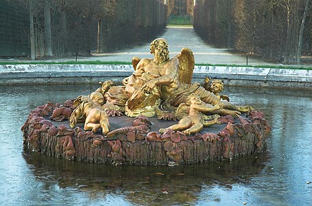 Basin of Saturn, François Girardon, Palace of Versailles (1672-1677)