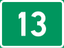 National Road 13 shield