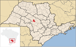 Location in São Paulo state