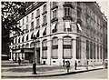 Bank of France building on Place de la Bastille, corner of rue Saint-Antoine in Paris