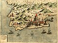 Image 40Map of Durrës in 1573 by Simon Pinargenti (from Albanian piracy)